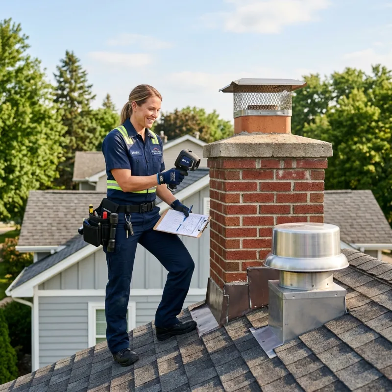 Technician inspecting a Rowville roof cavity and ductwork for a dead bird
